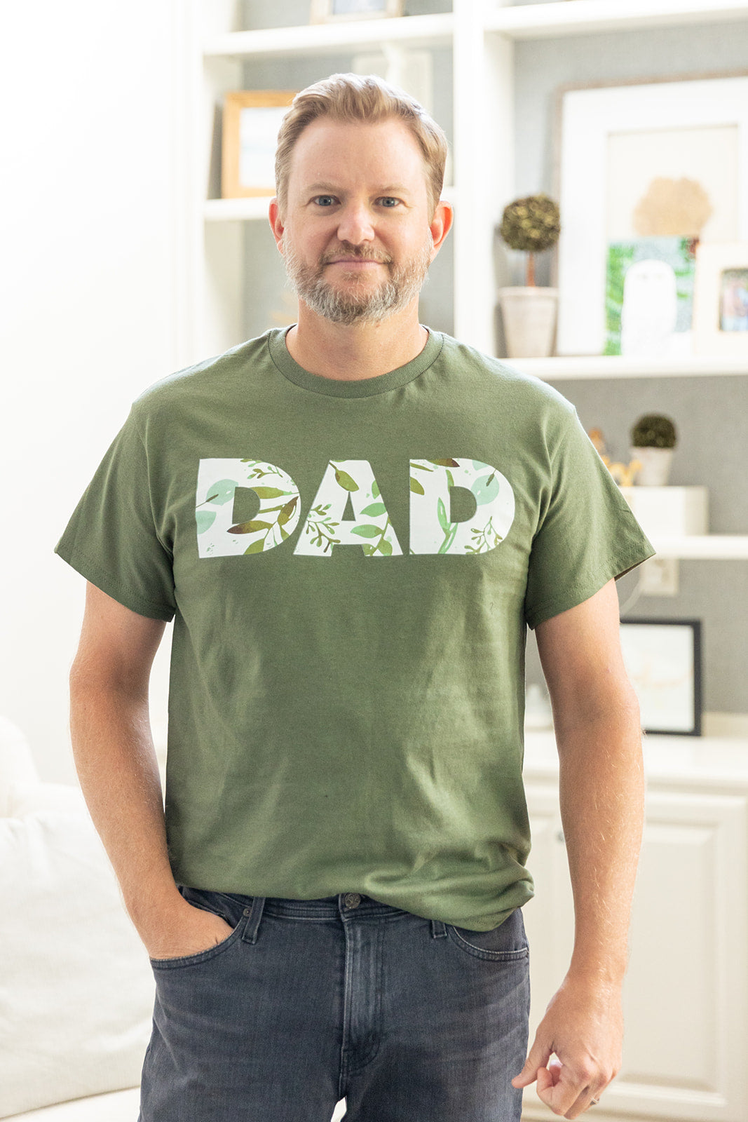 Morgan Robe & Swaddle Set & Dad T-Shirt