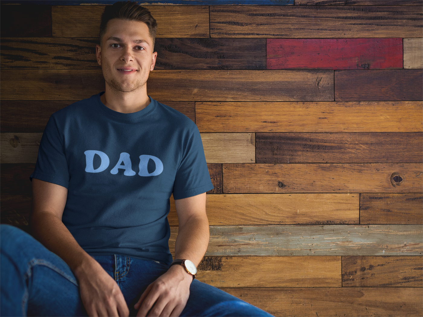 Sky Blue Dad T-shirt