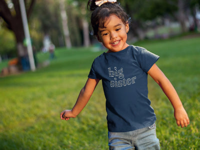 Big Sister T-Shirt Navy Stripe