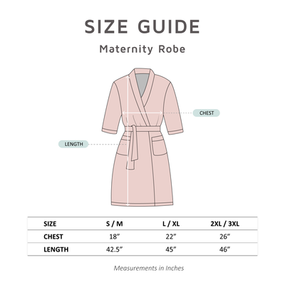 Lisa Grey Dot Pregnancy/Postpartum Robe