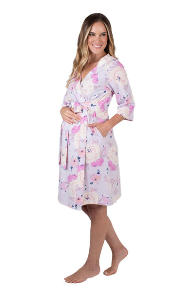 Anais Pregnancy/Postpartum Floral Robe