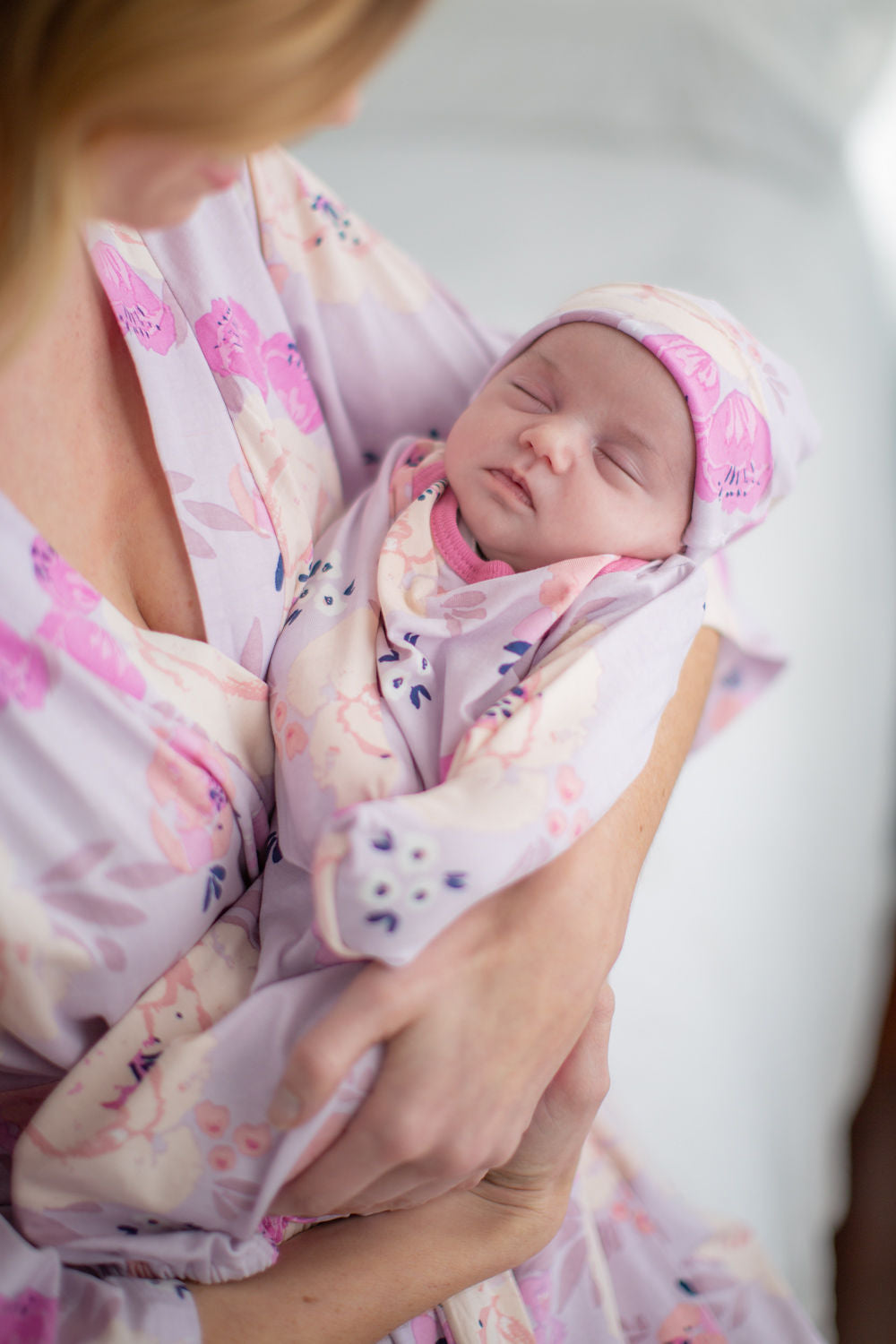 Anais Pregnancy/Postpartum Robe & Matching Baby Gown Set