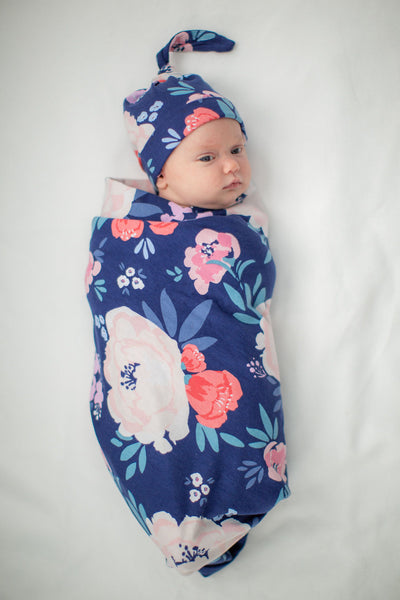 Annabelle Pregnancy/Postpartum Robe & Swaddle Blanket Set