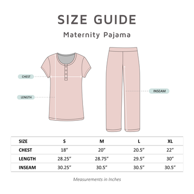 Mae Maternity Nursing Pajamas