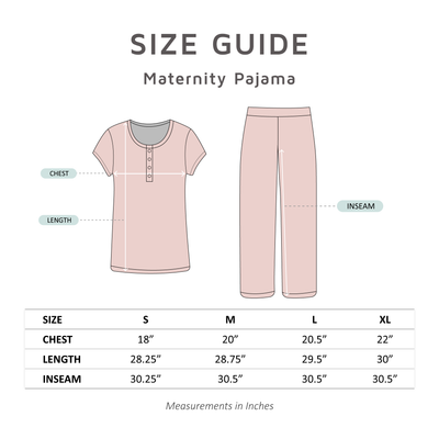 Elise Maternity Nursing Pajamas