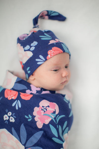 Annabelle Pregnancy/Postpartum Robe & Swaddle Blanket Set