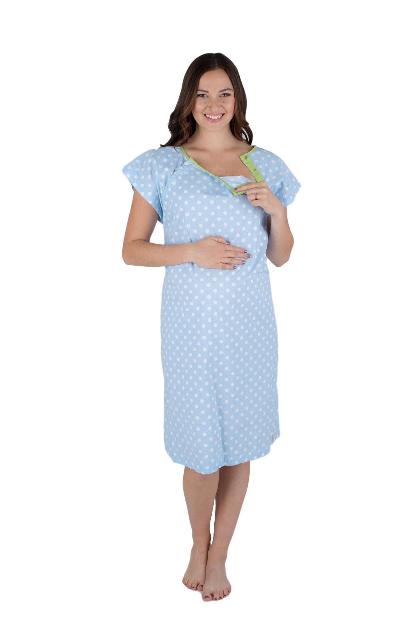 Nicole Gownie Maternity Delivery Labor Hospital Birthing Gown