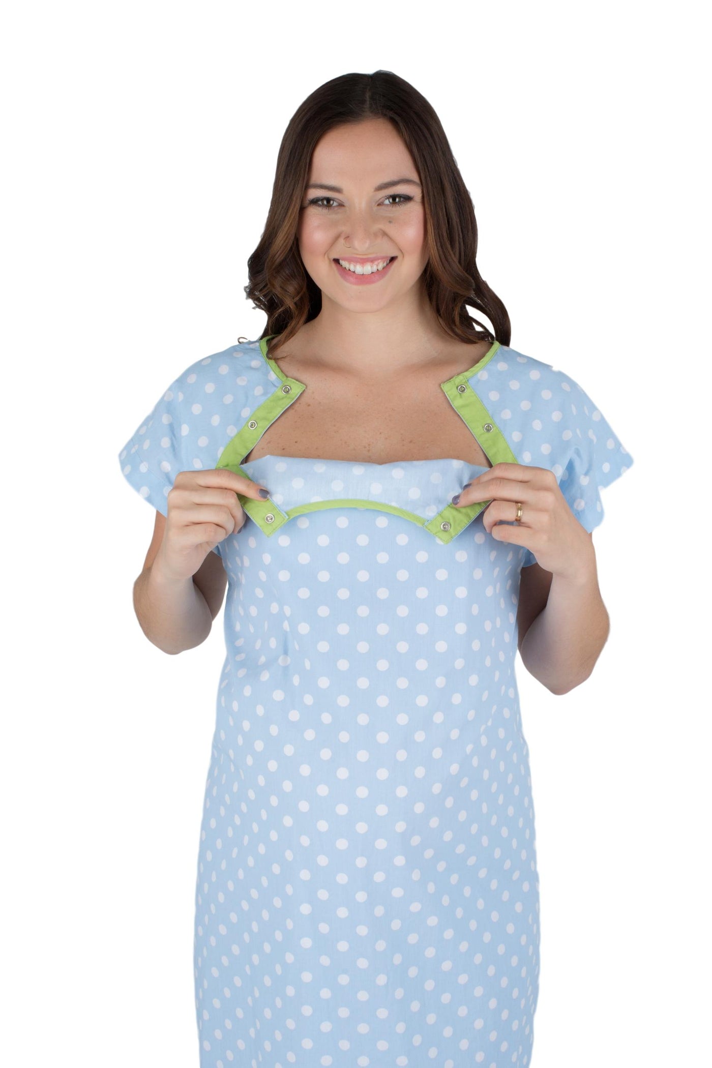 Mae Gownie Maternity Delivery Labor Hospital Birthing Gown