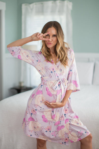 Anais Labor Gown & Matching Pregnancy/Postpartum Robe