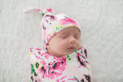 Amelia Pregnancy/Postpartum Robe & Swaddle Blanket Set