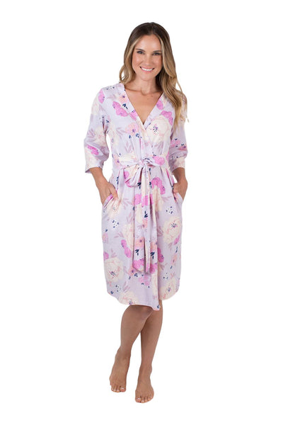 Anais Pregnancy/Postpartum Floral Robe