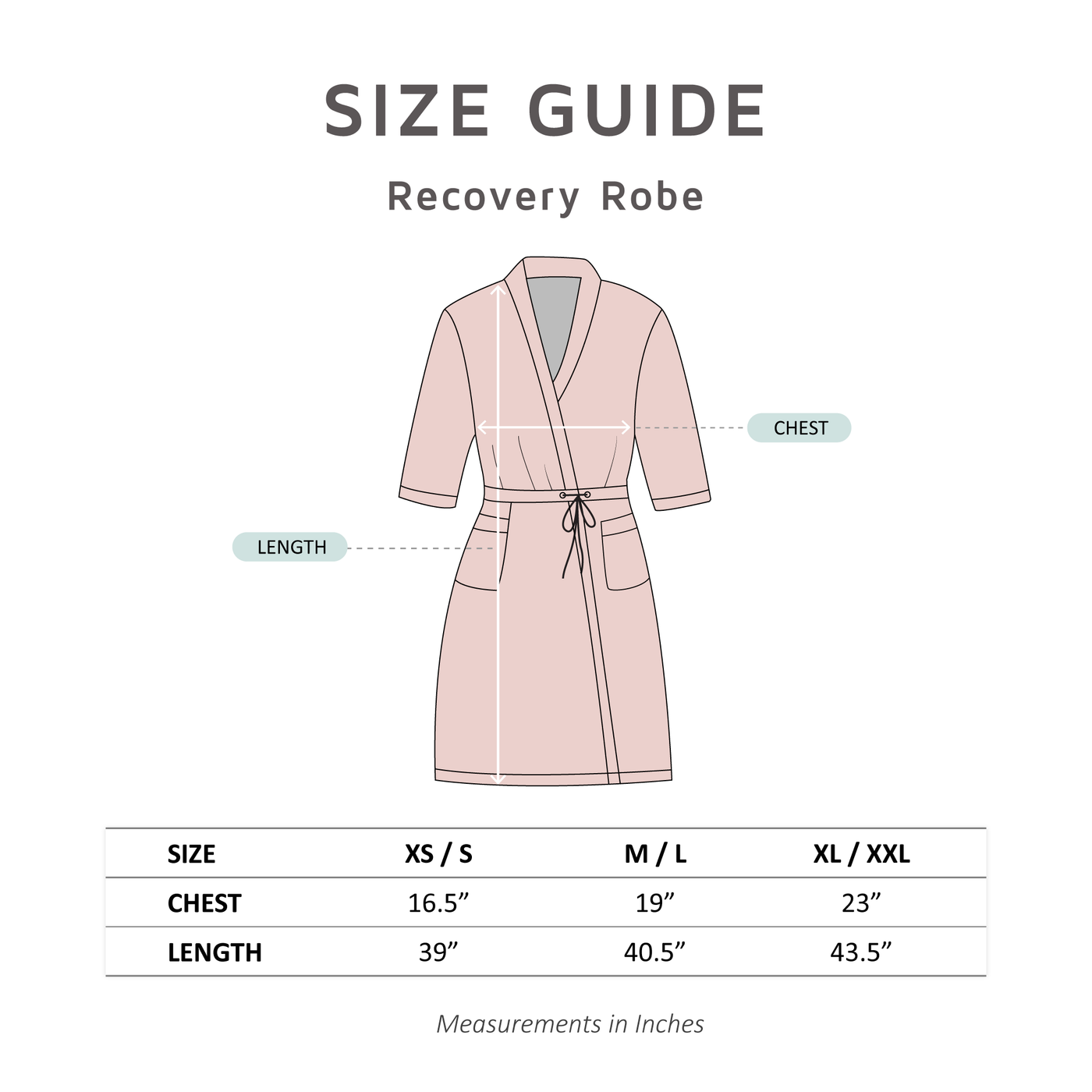 Amelia Post Surgery Recovery Robe