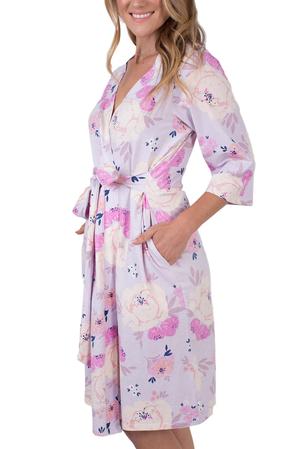 Anais Pregnancy/Postpartum Floral Robe