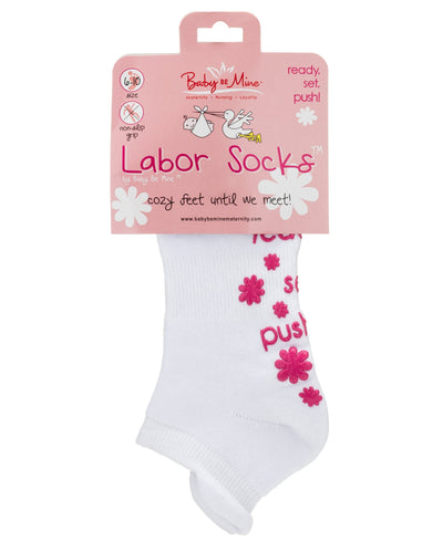 Molly 3 in 1 Labor / Delivery / Nursing Gown & Ready.Set.Push! Labor Socks Set