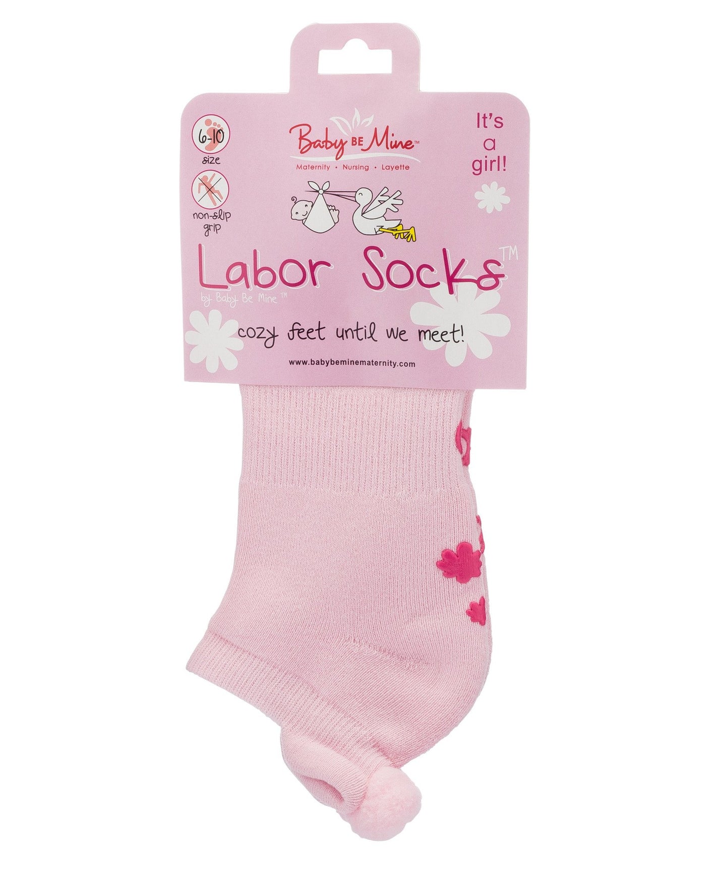 It's a girl! Labor and Push Socks