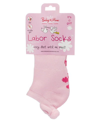 It's a girl! Labor and Push Socks