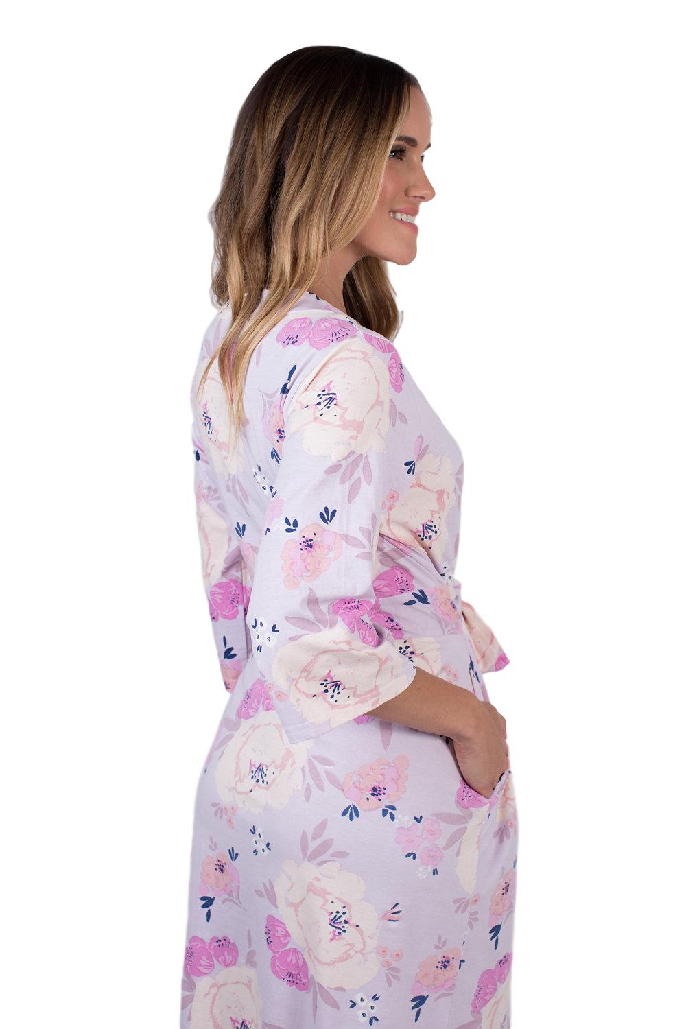 Anais Pregnancy/Postpartum Floral Robe