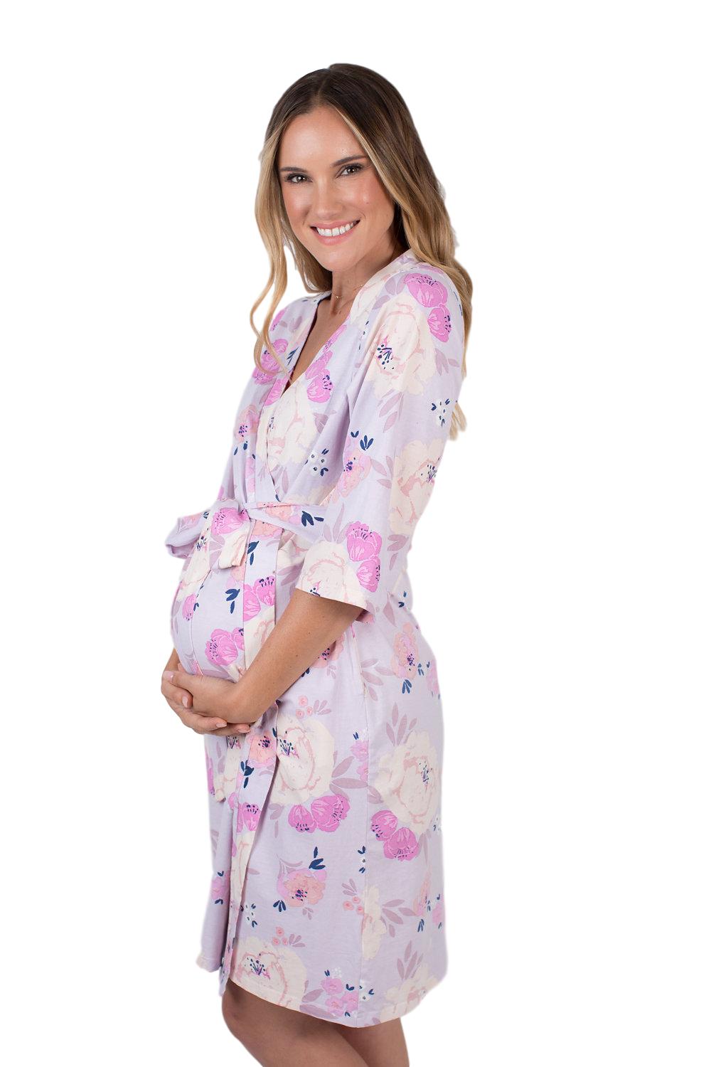 Anais Pregnancy/Postpartum Floral Robe