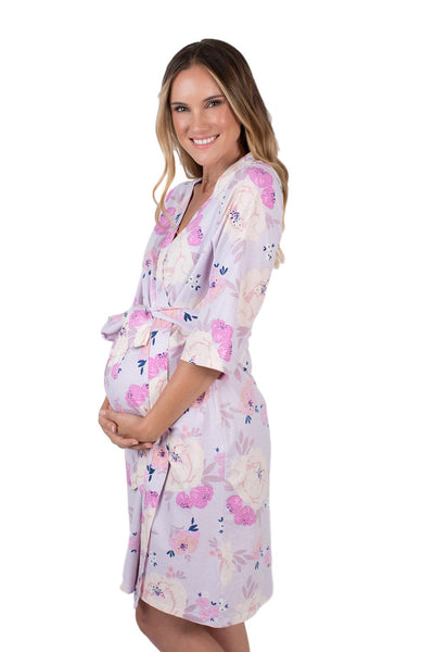 Anais Pregnancy/Postpartum Floral Robe