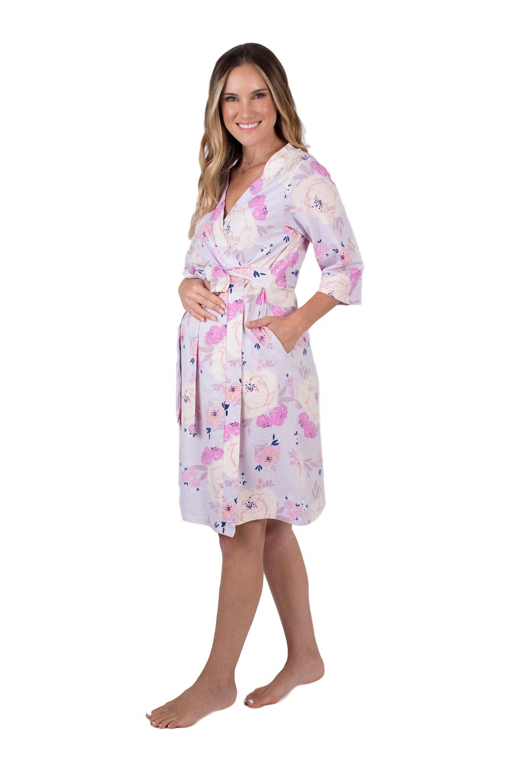 Anais Pregnancy/Postpartum Floral Robe
