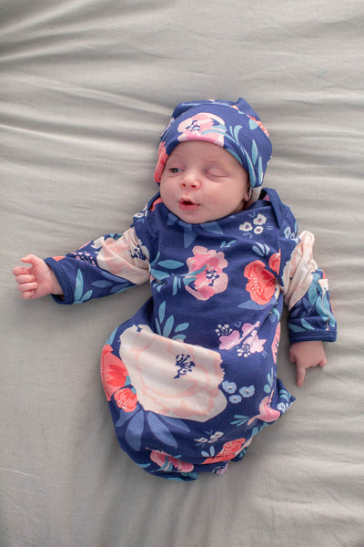 Annabelle Baby Coming Home Outfit and Matching Newborn Hat