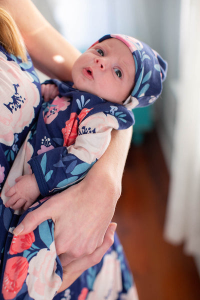 Annabelle Pregnancy/Postpartum Robe & Swaddle Blanket Set