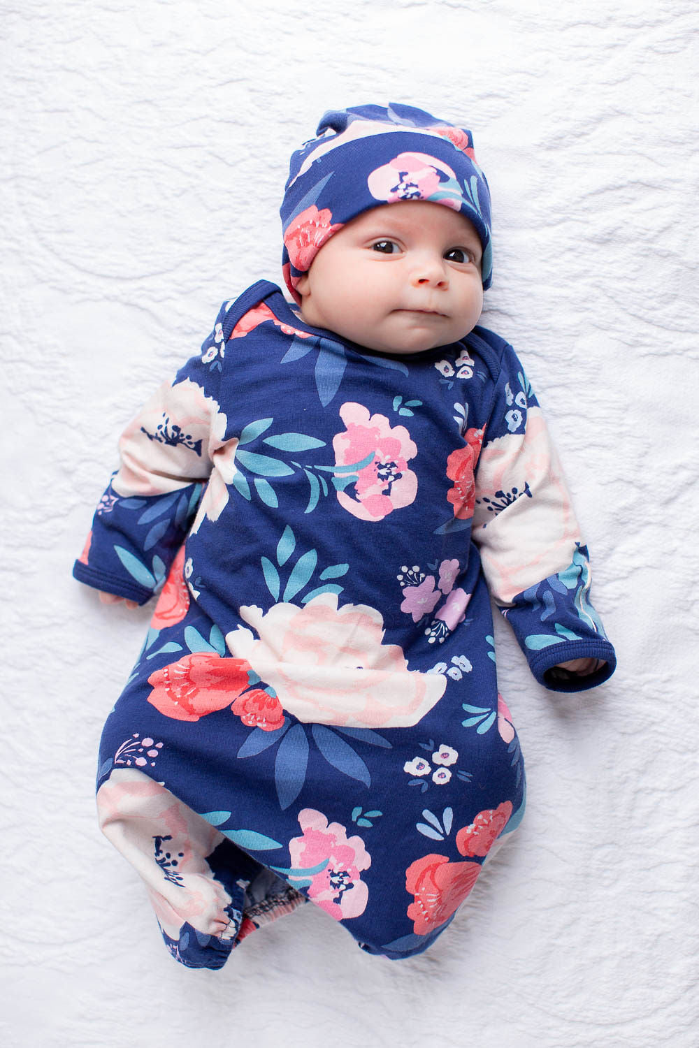 Annabelle Baby Coming Home Outfit and Matching Newborn Hat