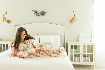 Nina Pregnancy/Postpartum Robe & Baby Gown & Hat Set