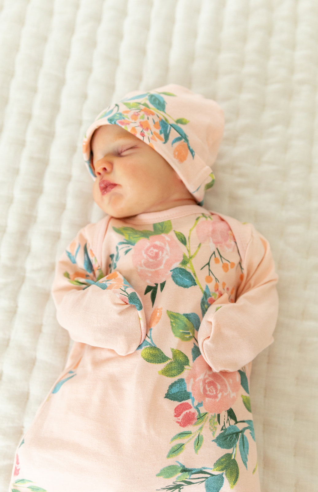 Nina Pregnancy/Postpartum Robe & Baby Gown & Hat Set