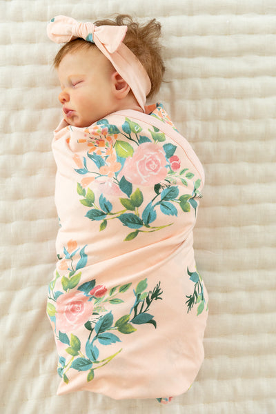 Nina Pregnancy/Postpartum Robe & Swaddle Blanket Set