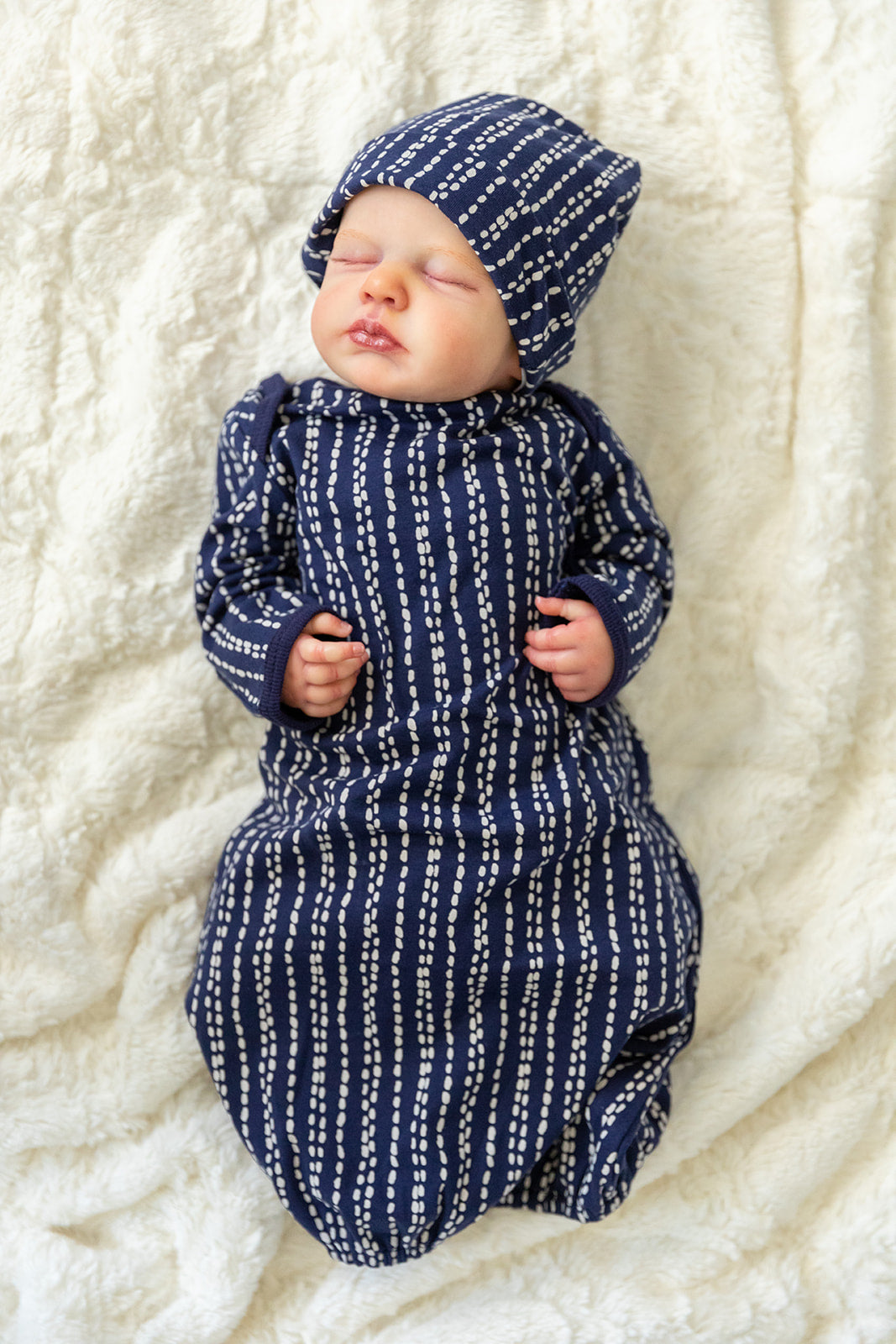Luna Baby Coming Home Outfit and Matching Newborn Hat