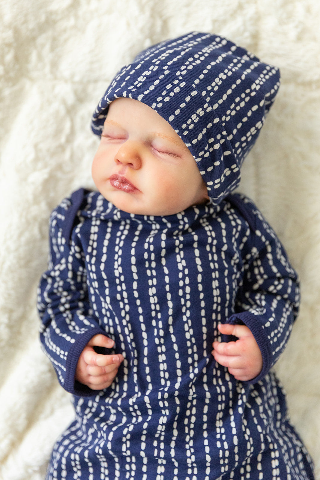 Luna Baby Coming Home Outfit and Matching Newborn Hat