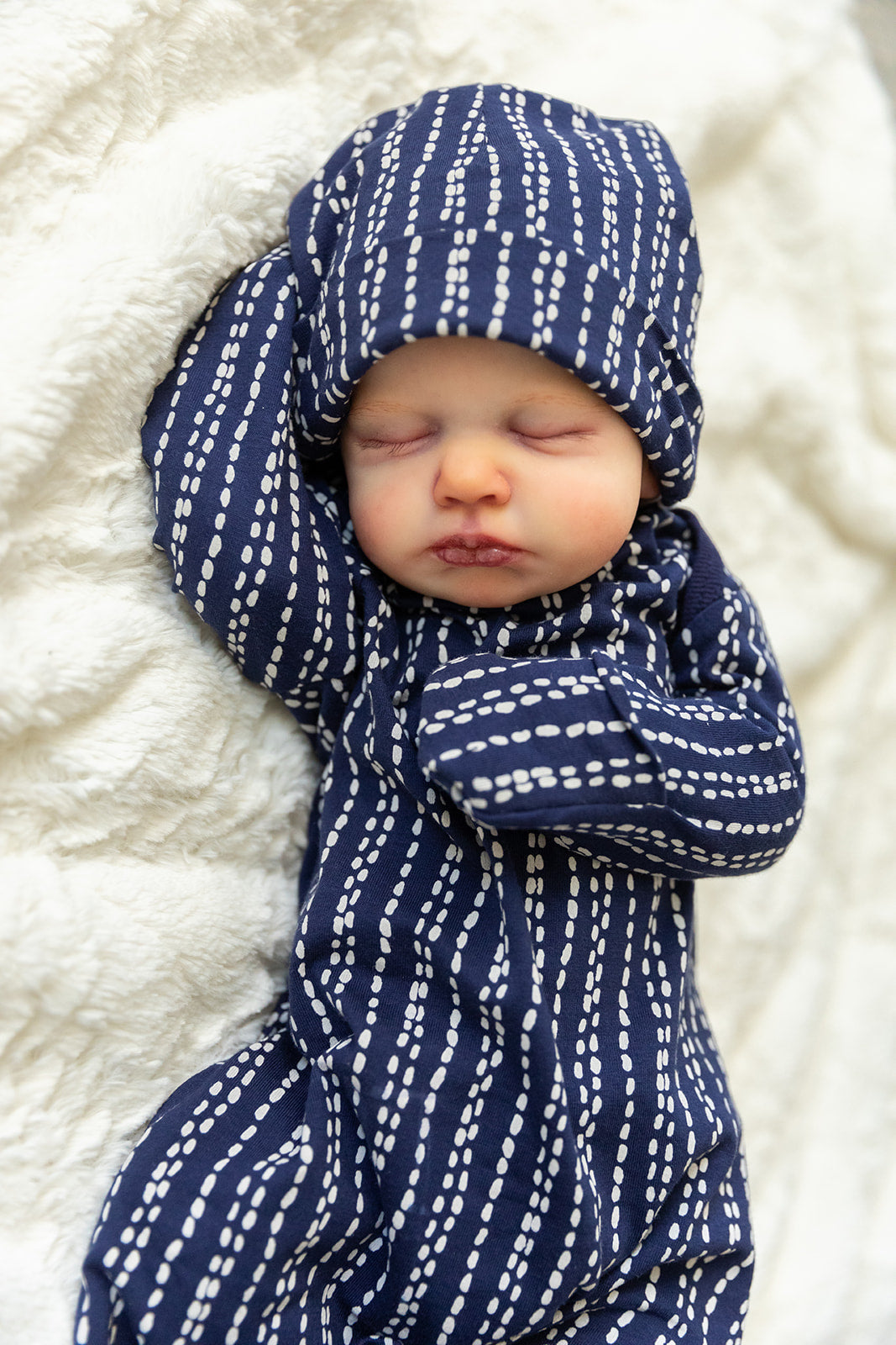 Luna Baby Coming Home Outfit and Matching Newborn Hat