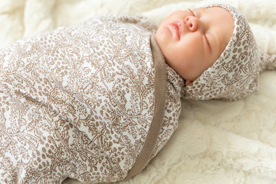 Brooklyn Pregnancy/Postpartum Robe & Swaddle Blanket Set