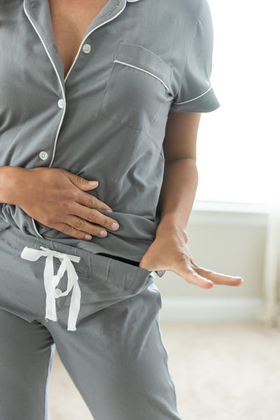 Charcoal Grey Recovery Pajamas