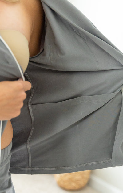 Charcoal Grey Recovery Pajamas