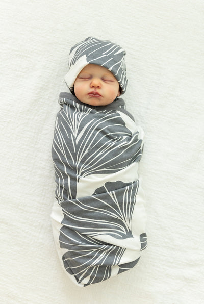 Audrey Pregnancy/Postpartum Robe & Matching Swaddle & Dad T Shirt
