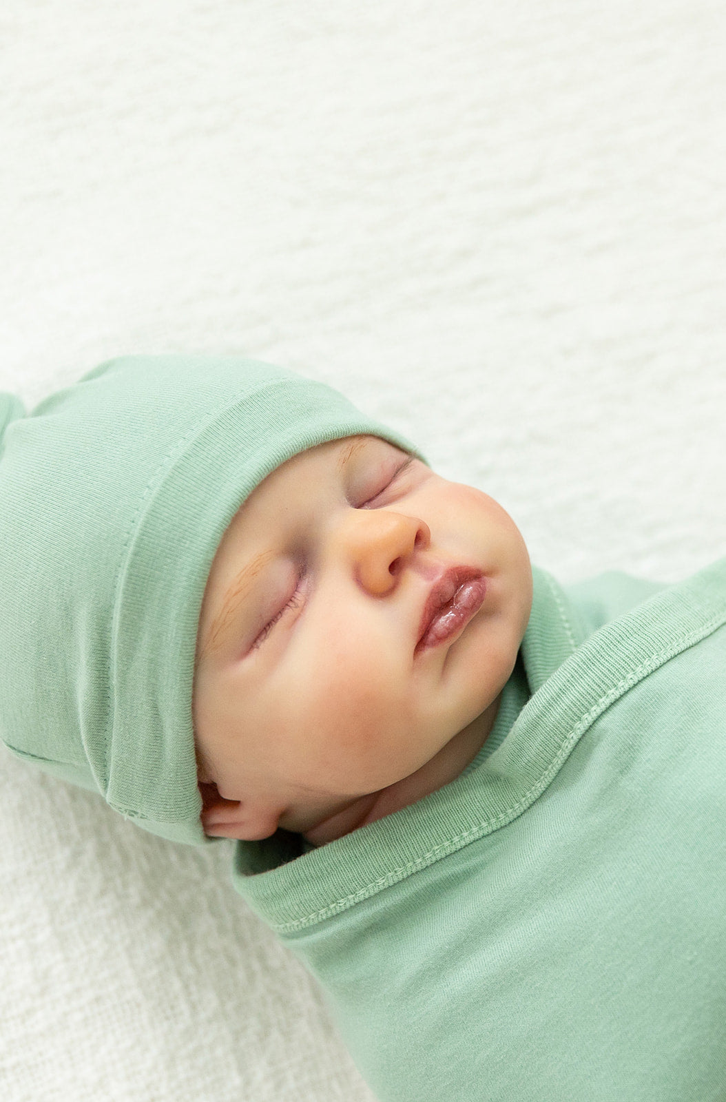Gia Pregnancy/Postpartum Robe &  Sage Swaddle Blanket Set