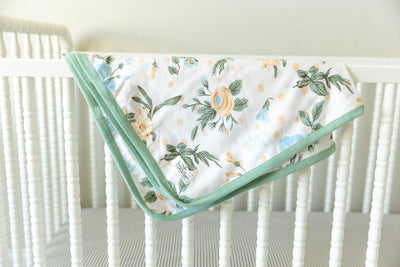 Hadley Pregnancy/Postpartum Robe & Baby Swaddle Blanket & Headband Set