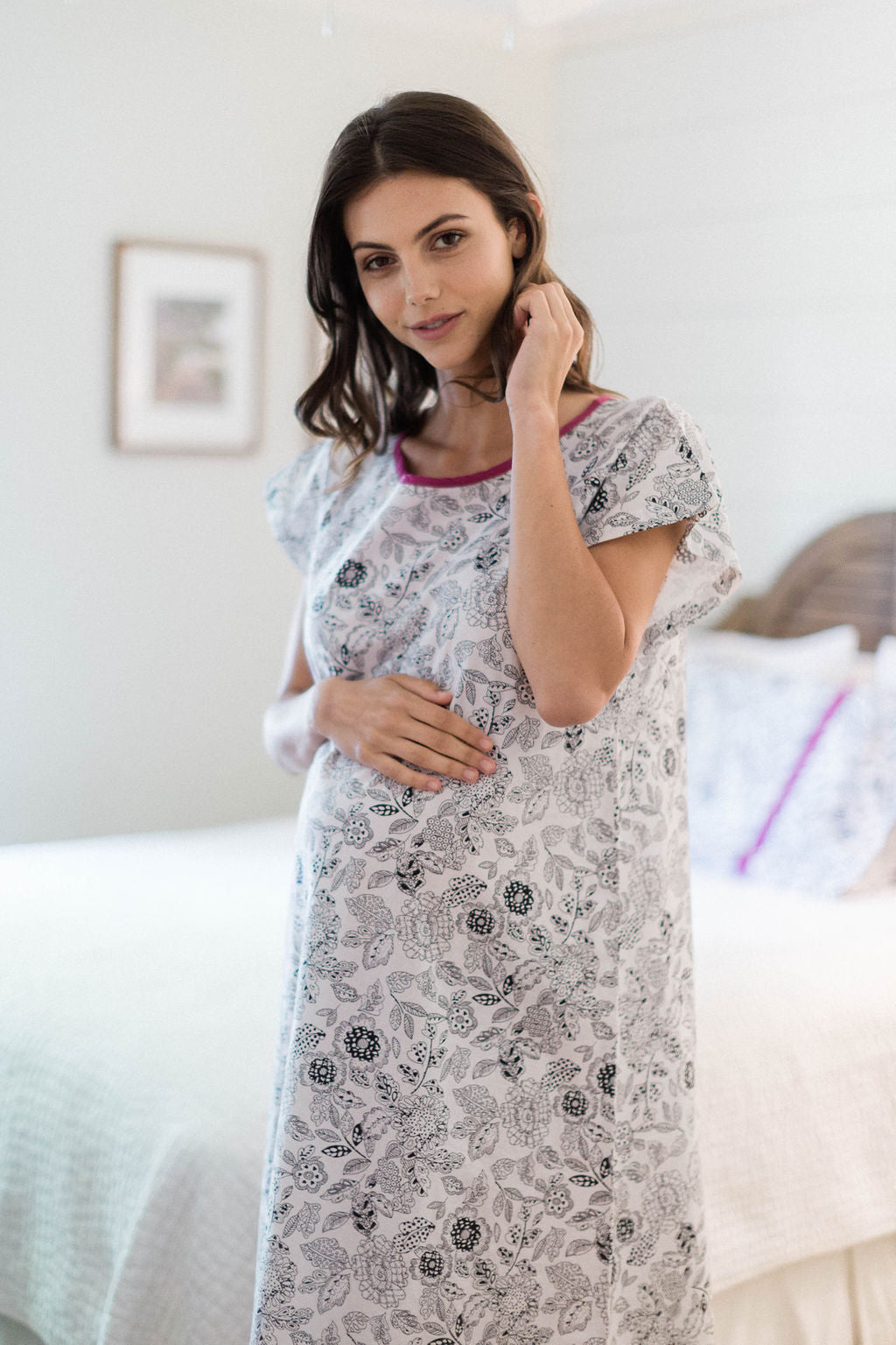 Pretty Pushers Delivery Gowns | Labor & Delivery Gown | Delivery Gown - Mom  4 Life