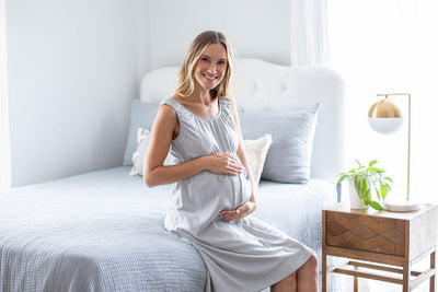 Grey 3 in 1 Labor Gown