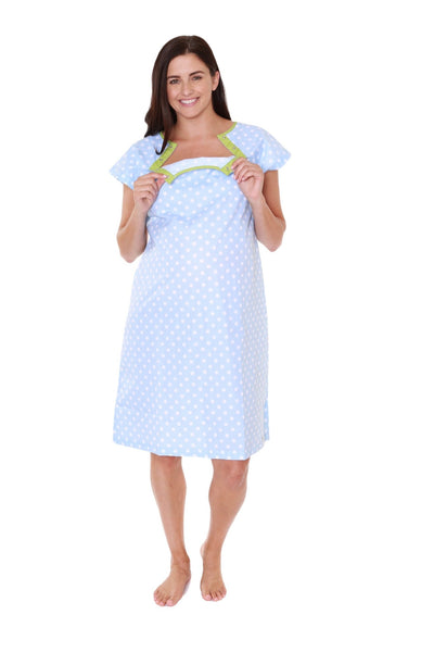 Nicole Gownie Maternity Delivery Labor Hospital Birthing Gown