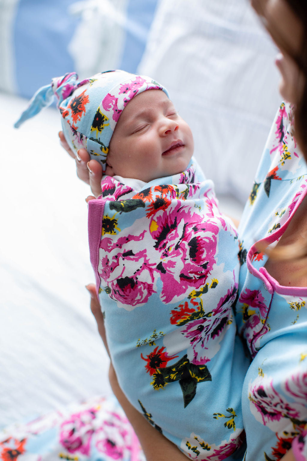 Isla Maternity Nursing Pajamas & Swaddle Blanket Set