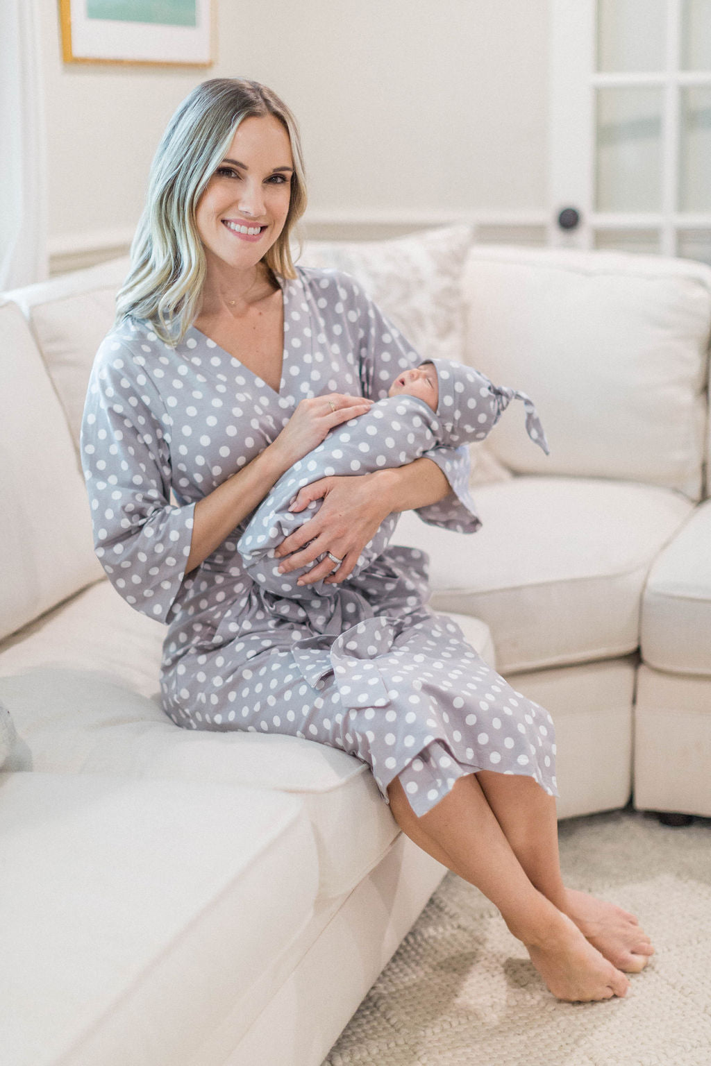 Gender neutral robe and swaddle set sale