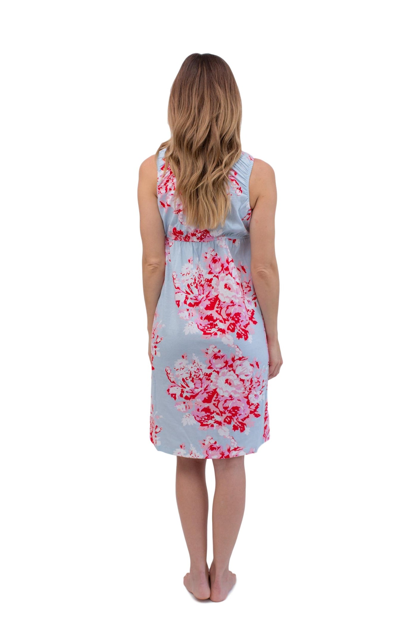 Mae Pregnancy/Postpartum Robe & Maternity Nursing Nightgown