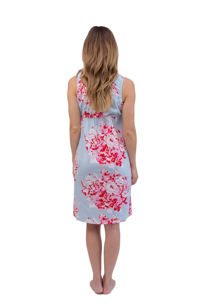 Mae Pregnancy/Postpartum Robe & Maternity Nursing Nightgown