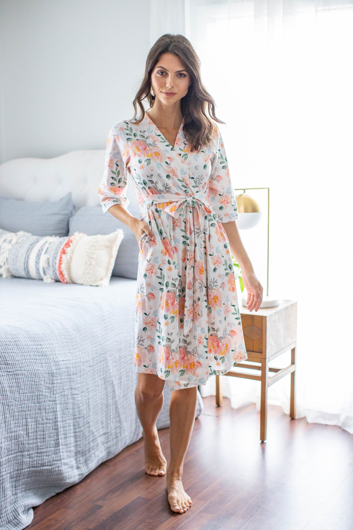 Mila Pregnancy/Postpartum Robe & Matching Labor Gown