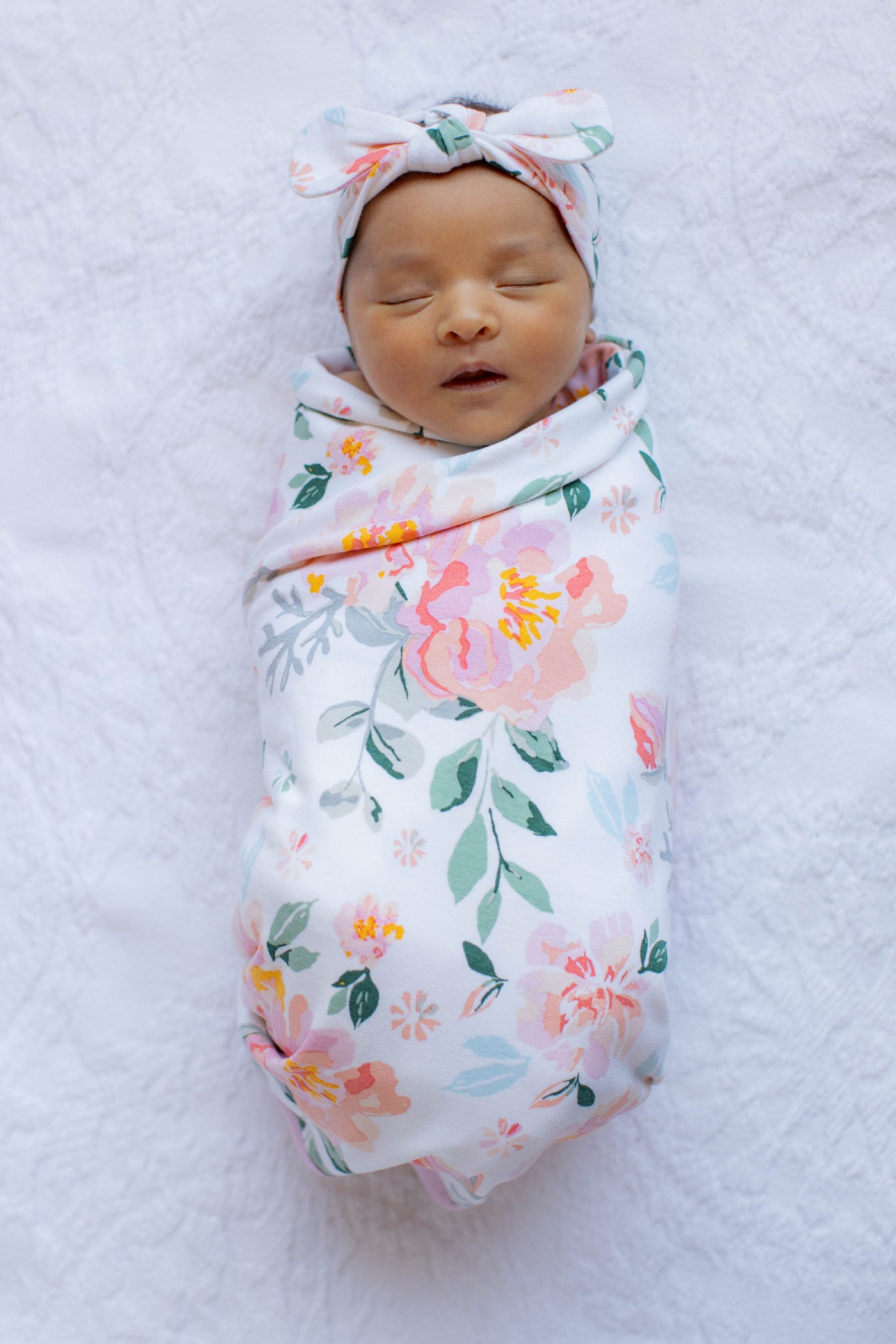 Mila Pregnancy/Postpartum Robe & Swaddle Blanket & Headband Set