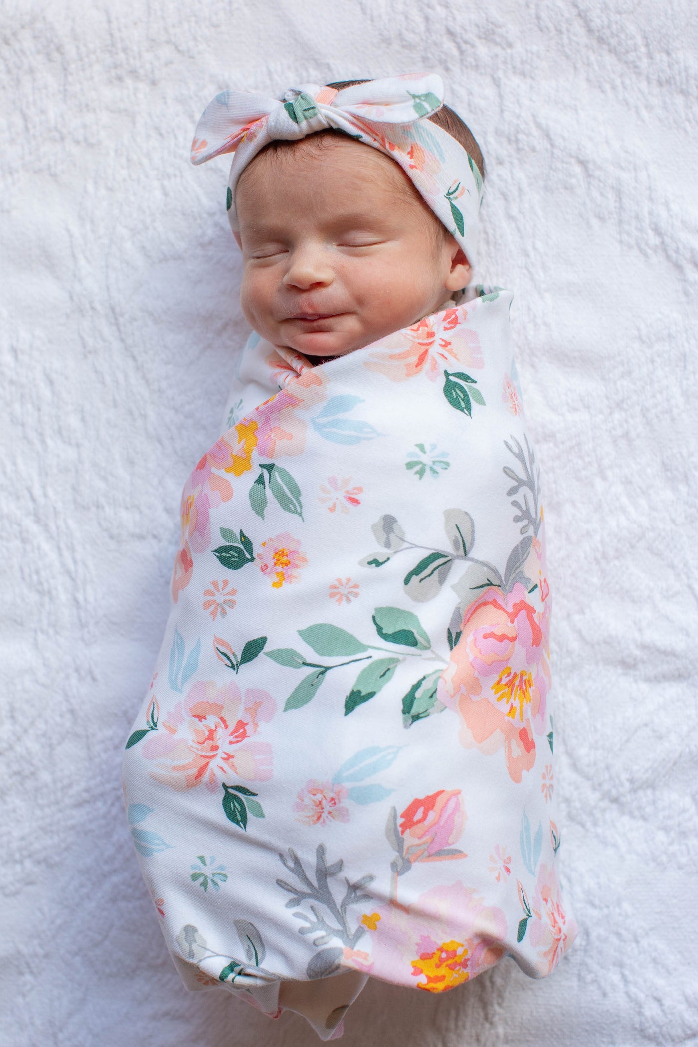 Mila Pregnancy/Postpartum Robe & Swaddle Blanket & Headband Set