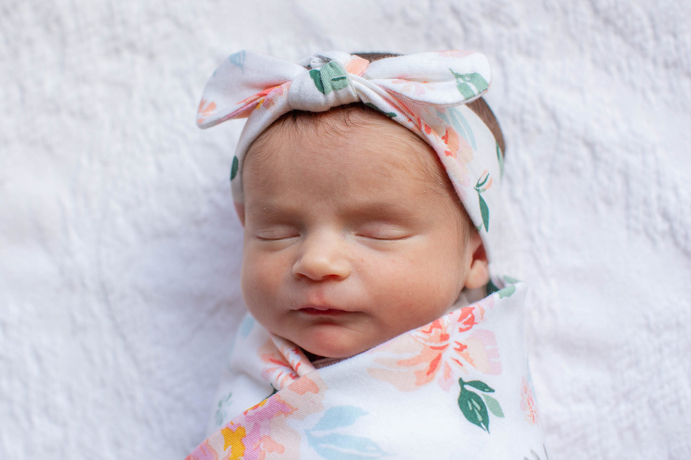 Mila Pregnancy/Postpartum Robe & Swaddle Blanket & Headband Set